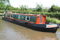 The Rock Bunting canal boat operating out of Alvechurch