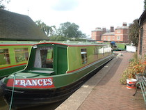 The Frances canal boat operating out of Stone