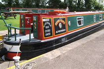 The Goldie Locks canal boat operating out of Gayton