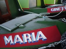 The Maria canal boat operating out of Stone
