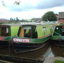 The Patricia canal boat operating out of Stone