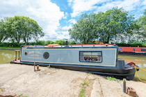 The Little Otter canal boat operating out of North Kilworth