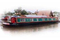 The Wood Lark canal boat operating out of Springwood Haven