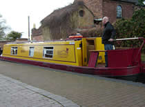 The Bragi  canal boat operating out of Gailey