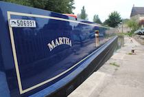 The Martha canal boat operating out of Bradford-on-Avon