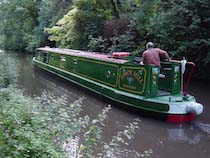 The Savoy Hill canal boat operating out of Gayton