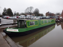 The Savoy Hill VII canal boat operating out of Kings Orchard