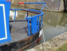 Moored on the canal