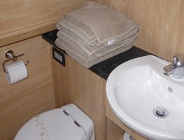 Flush toilet(s) on board