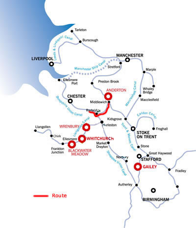 Beeston and return from Anderton Beeston and return from Anderton