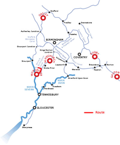 Droitwich and return from Worcester Droitwich and return from Worcester