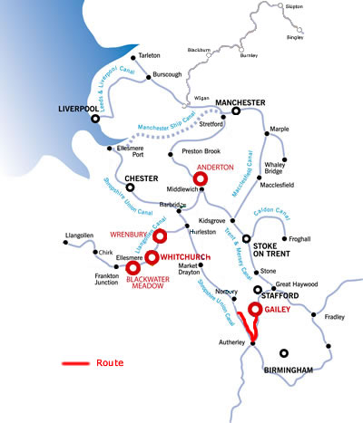 Gailey Staffordshire countryside Gailey Staffordshire countryside