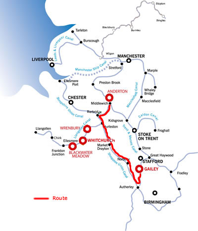 Gailey and return from Anderton Gailey and return from Anderton