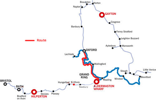 Oxford and return along the Thames from Aldermaston Oxford and return along the Thames from Aldermaston
