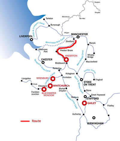 Timperley and return from Anderton Timperley and return from Anderton