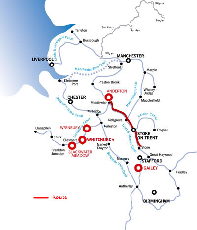 Canal Gems Harecastle Tunnel and Anderton boat lift from Stone  Canal Gems Harecastle Tunnel and Anderton boat lift from Stone