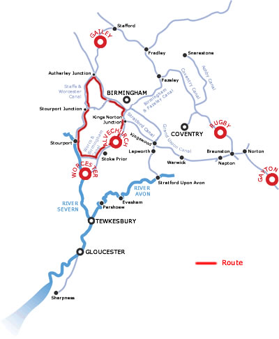 Stourport Ring from Hinksford Wharf Stourport Ring from Hinksford Wharf