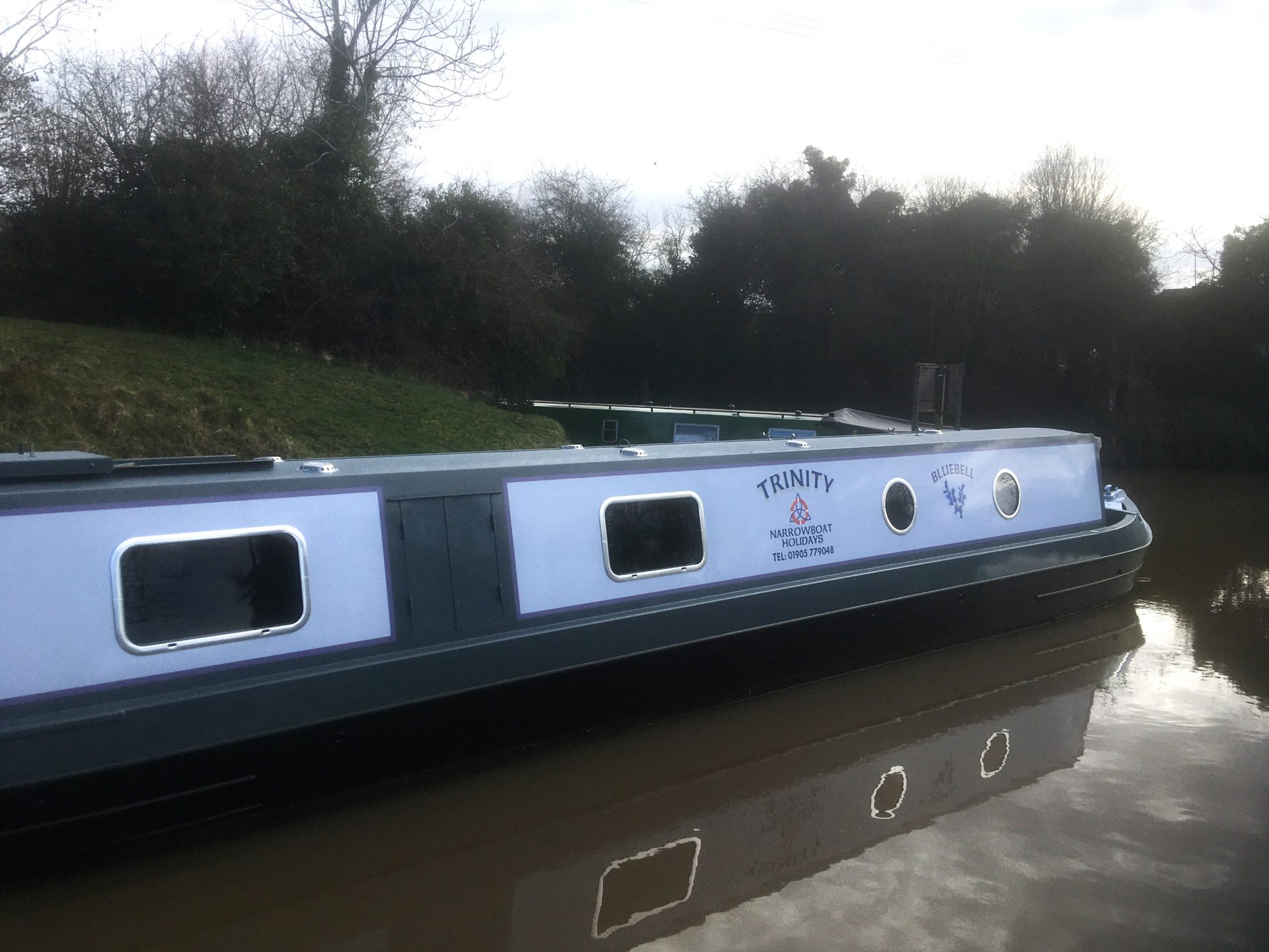 The TR-Bluebell class canal boat